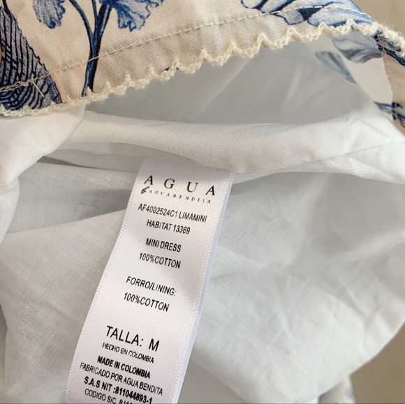 Agua By Agua Bendita Lima printed cotton mini dress - Picture 13 of 14